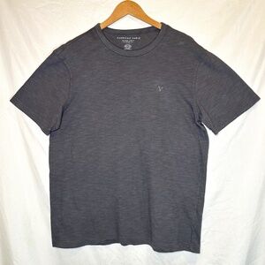 American Eagle Super Soft Standard Fit T Shirt Adult Medium Grey Mens